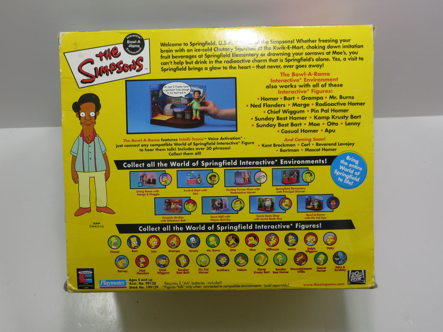 TONE RODRIGUEZ SIGNED SKETCHED Apu Nahasapeemapetilon SIMPSONS FIGURINE