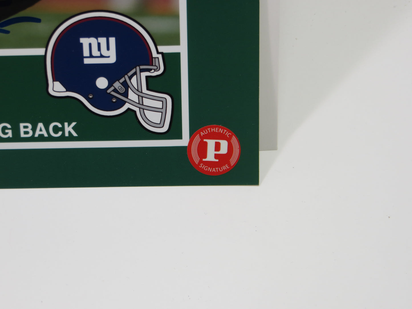 ANDRE BROWN SIGNED NEW YORK GIANTS Panini Authentic 8x10 PHOTO Score 2009 Rookie