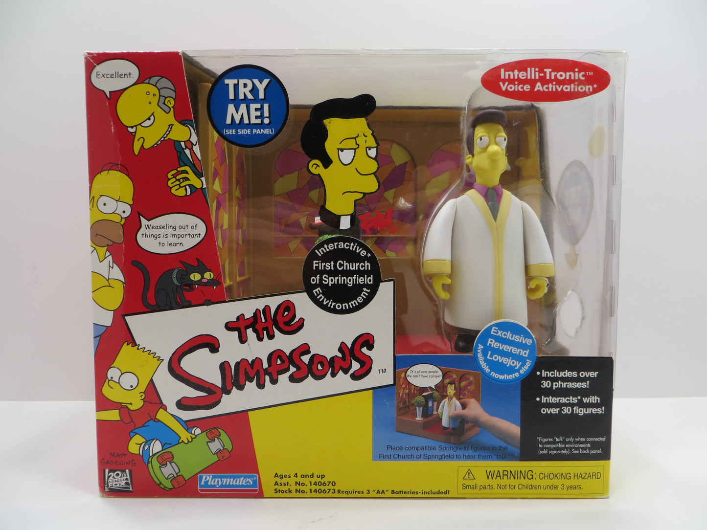 TONE RODRIGUEZ SIGNED SKETCHED First Church of Springfield SIMPSONS FIGURINE