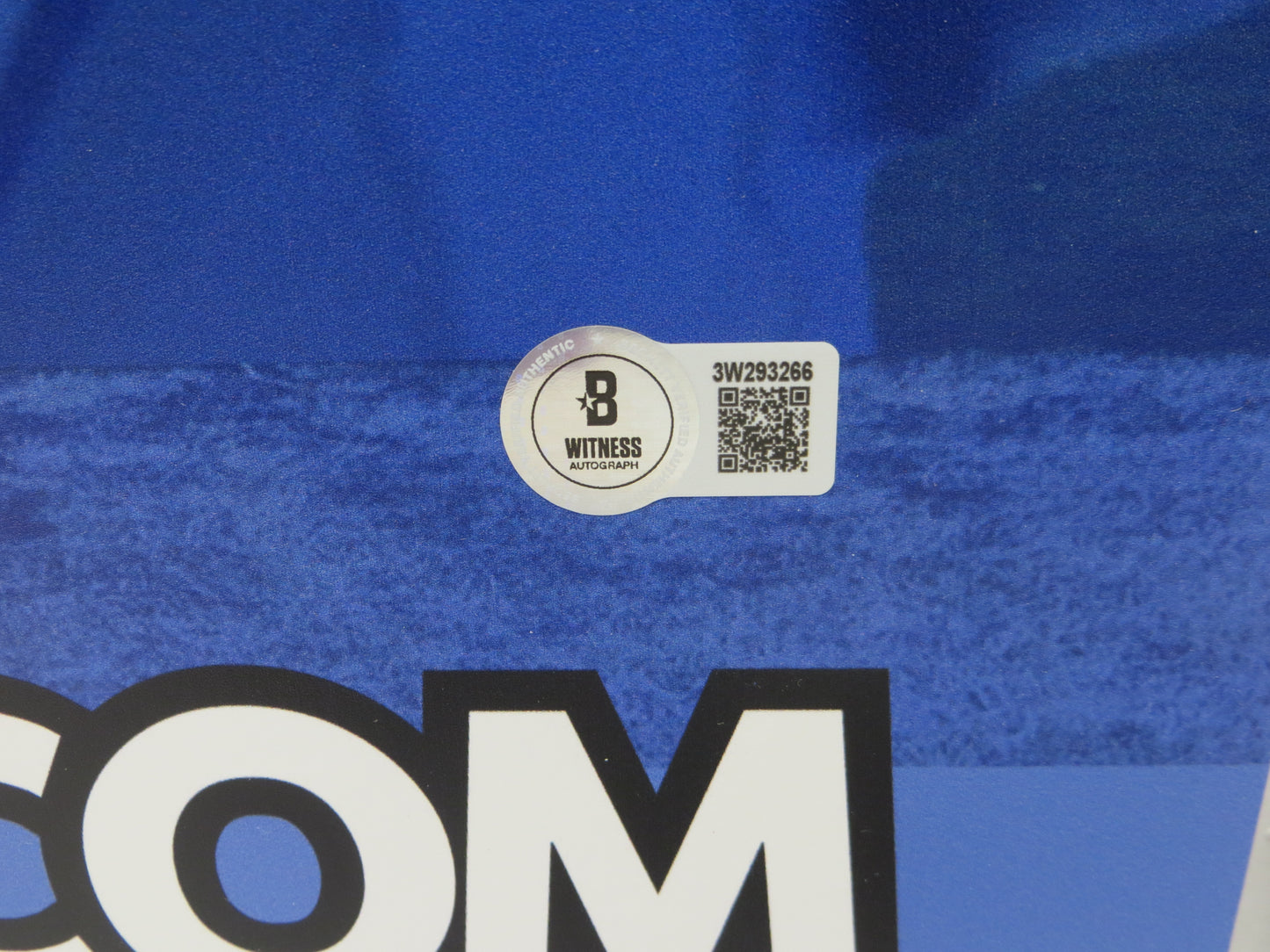 ROCKET ISMAIL DALLAS COWBOYS SIGNED 24x36 Dallas Card Show FOAM BOARD BAS