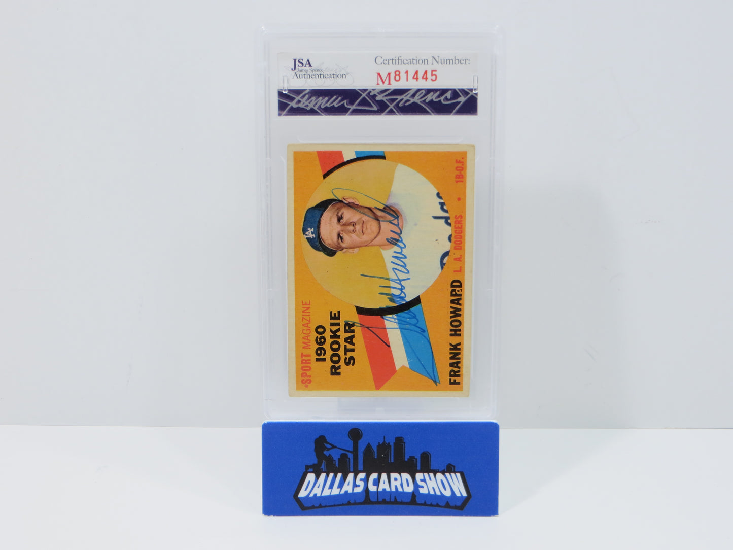 FRANK THOMAS SIGNED 1960 TOPPS Rookie Baseball Card #132 JSA SLAB Authentic AUTO