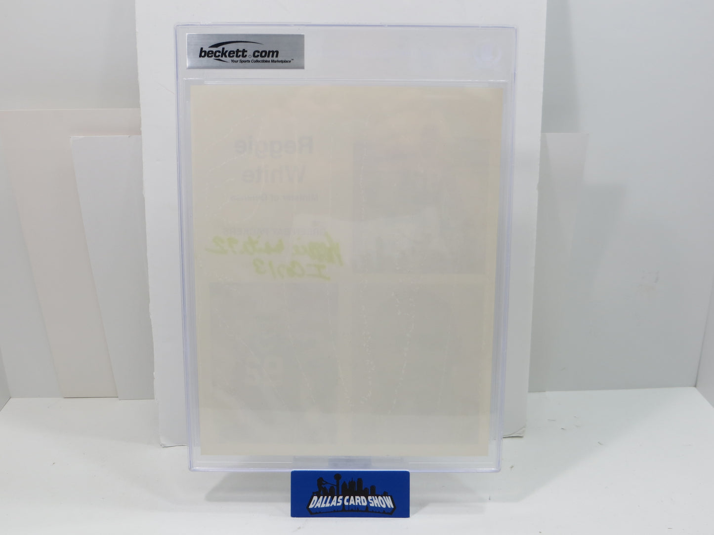 REGGIE WHITE SIGNED 8x10 GREEN BAY PACKERS EAGLES PHOTO JSA BAS SLAB