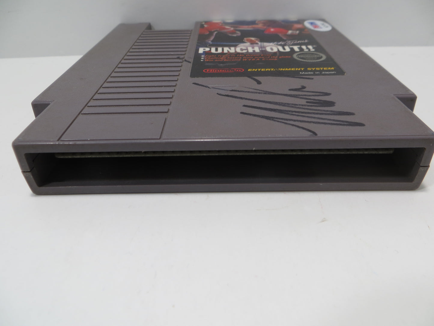 MIKE TYSON SIGNED PUNCH OUT!! Nintendo NES CARTRIDGE GAME PSA COA