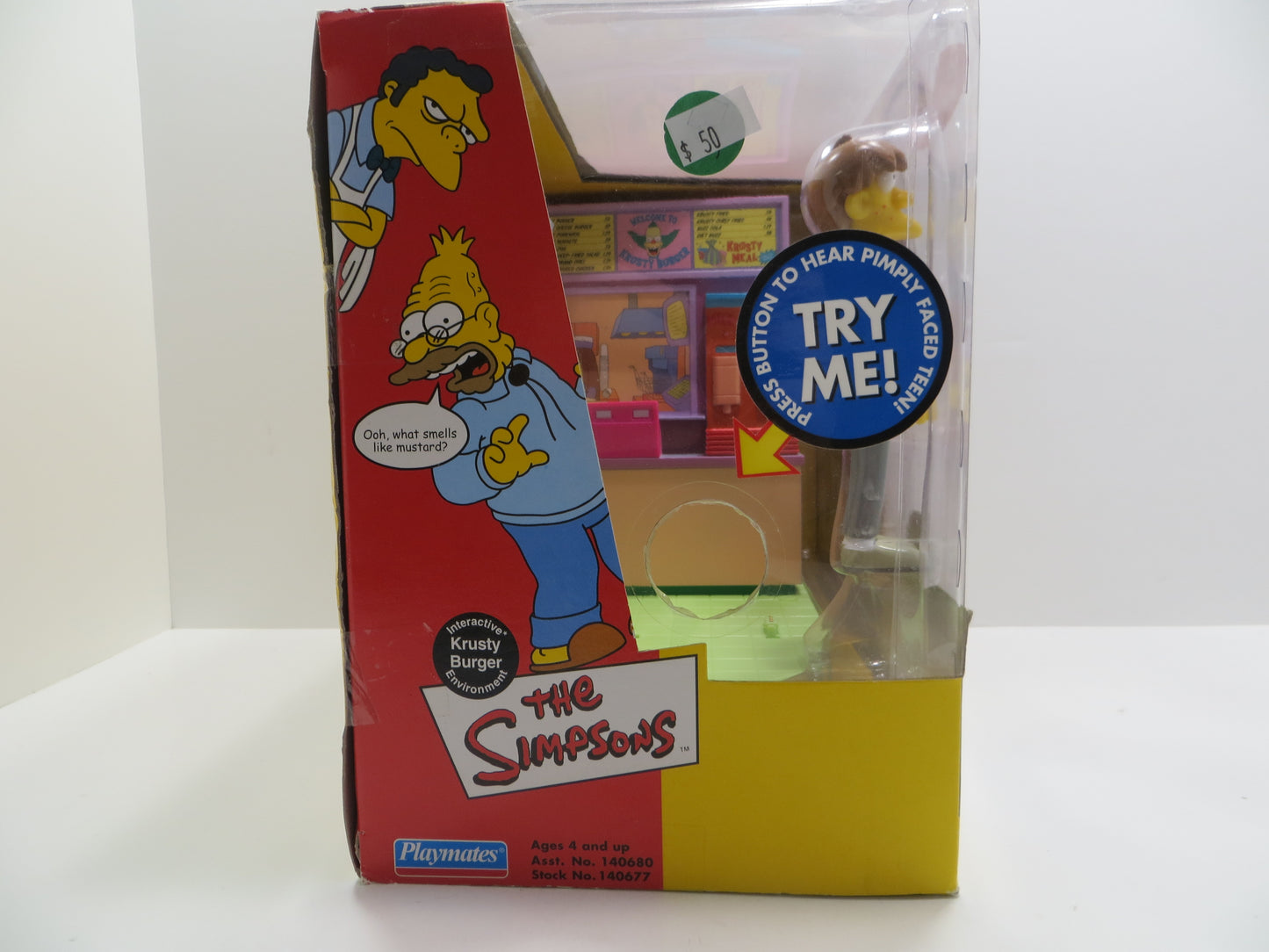 TONE RODRIGUEZ SIGNED SKETCHED Pimply Faced Teen - Krusty Burger SIMPSONS FIGURINE