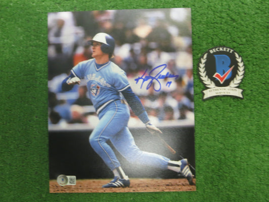 KELLY GRUBER Signed 8x10 Photo TORONTO BLUE JAYS BAS COA