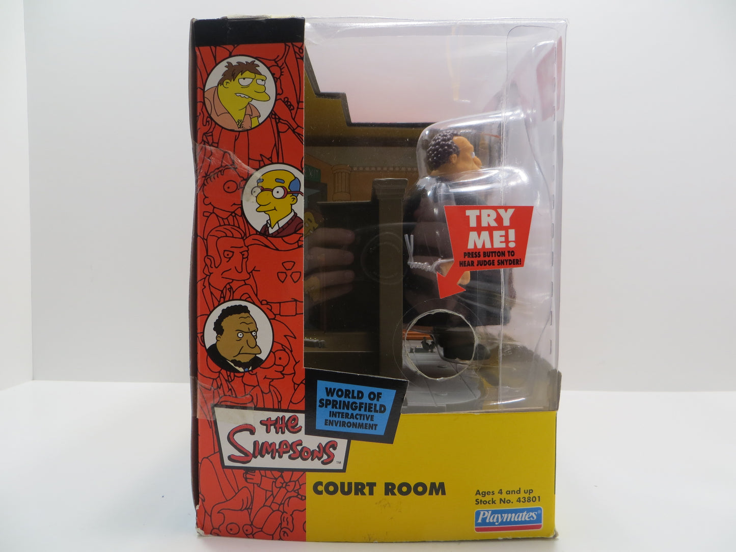 TONE RODRIGUEZ SIGNED SKETCHED Judge - Court Room SIMPSONS FIGURINE
