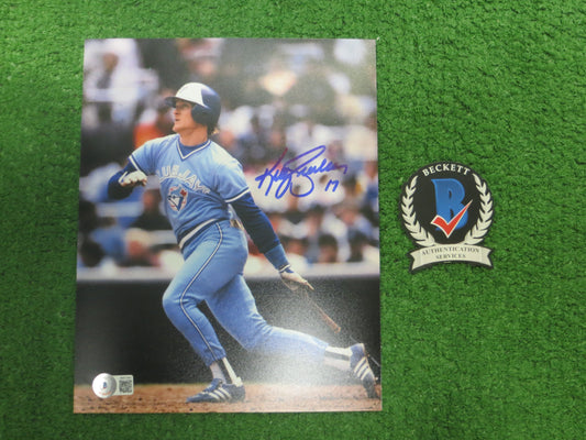 KELLY GRUBER Signed 8x10 Photo TORONTO BLUE JAYS BAS COA