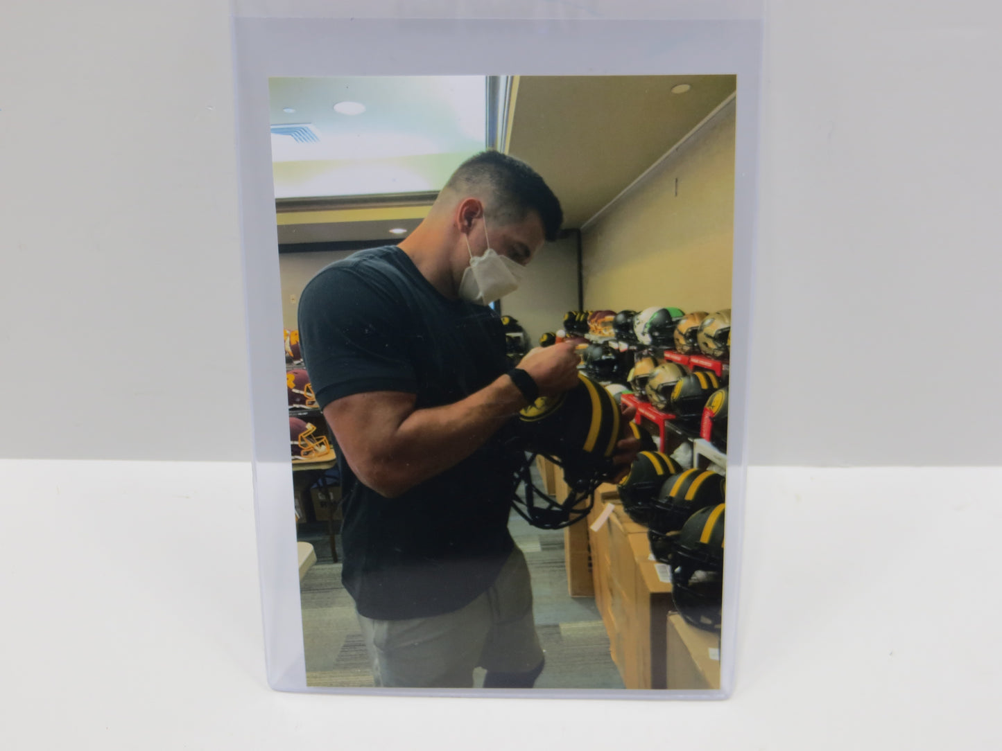 RYAN KERRIGAN SIGNED WASHINGTON REDSKINS COMMANDERS F/S HELMET ECLIPSE