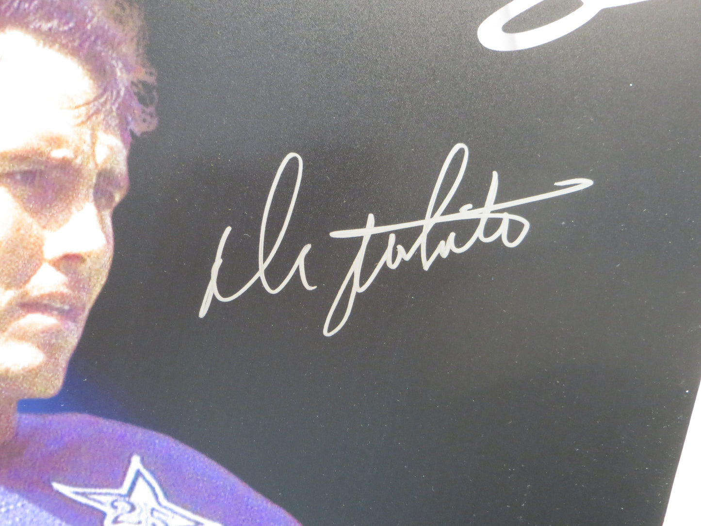 DANNY WHITE DALLAS COWBOYS SIGNED 24x36 Dallas Card Show FOAM BOARD BAS