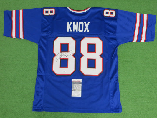 DAWSON KNOX Buffalo Bills SIGNED JERSEY Ole Miss Rebels JSA COA