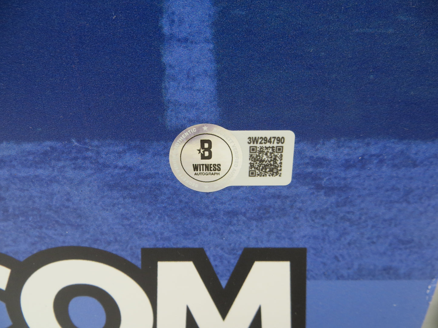 DANNY WHITE DALLAS COWBOYS SIGNED 24x36 Dallas Card Show FOAM BOARD BAS