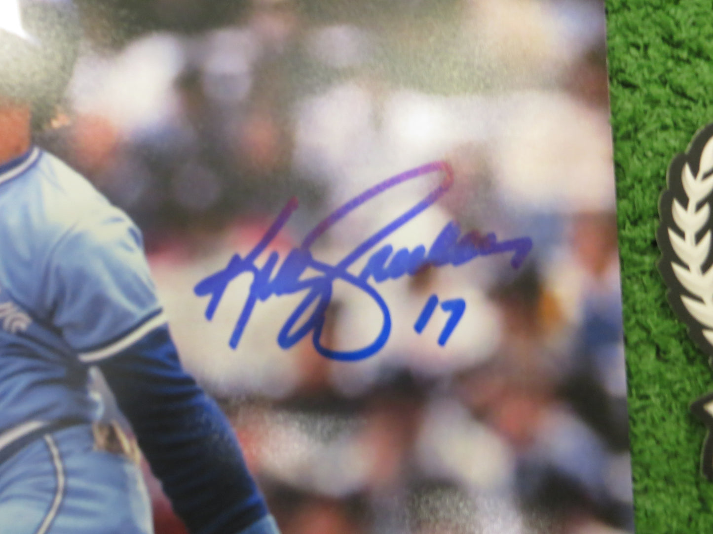 KELLY GRUBER Signed 8x10 Photo TORONTO BLUE JAYS BAS COA