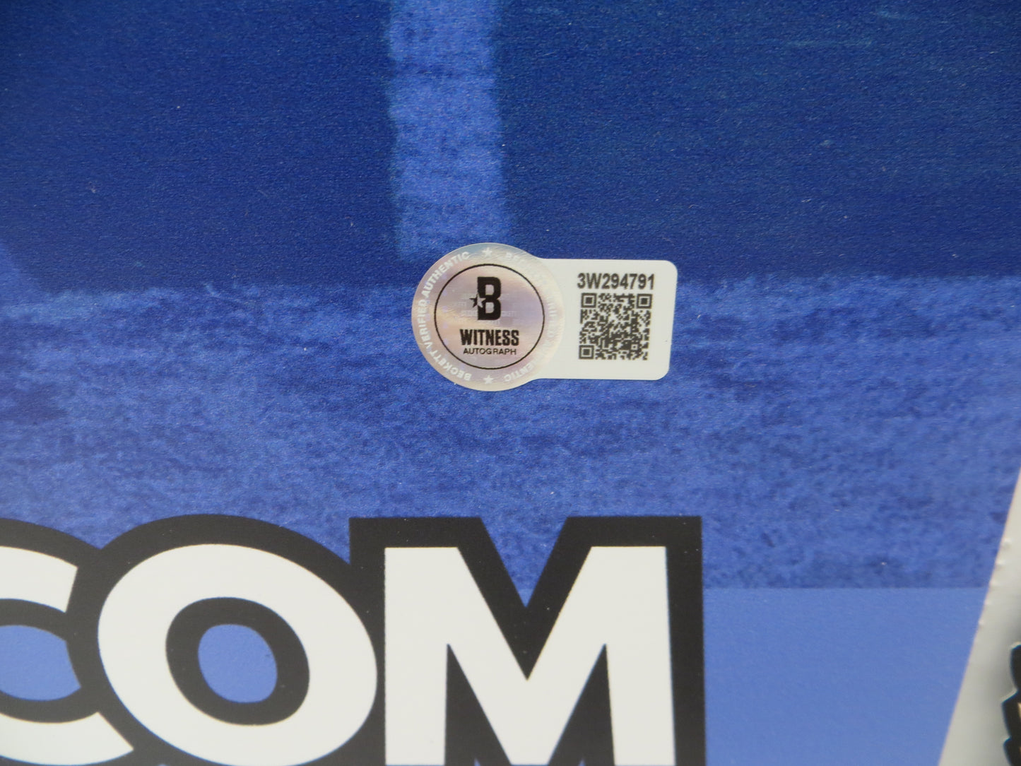 DANNY WHITE DALLAS COWBOYS SIGNED 24x36 Dallas Card Show FOAM BOARD BAS