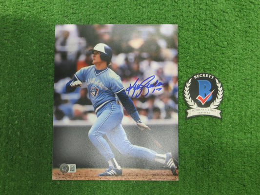KELLY GRUBER Signed 8x10 Photo TORONTO BLUE JAYS BAS COA