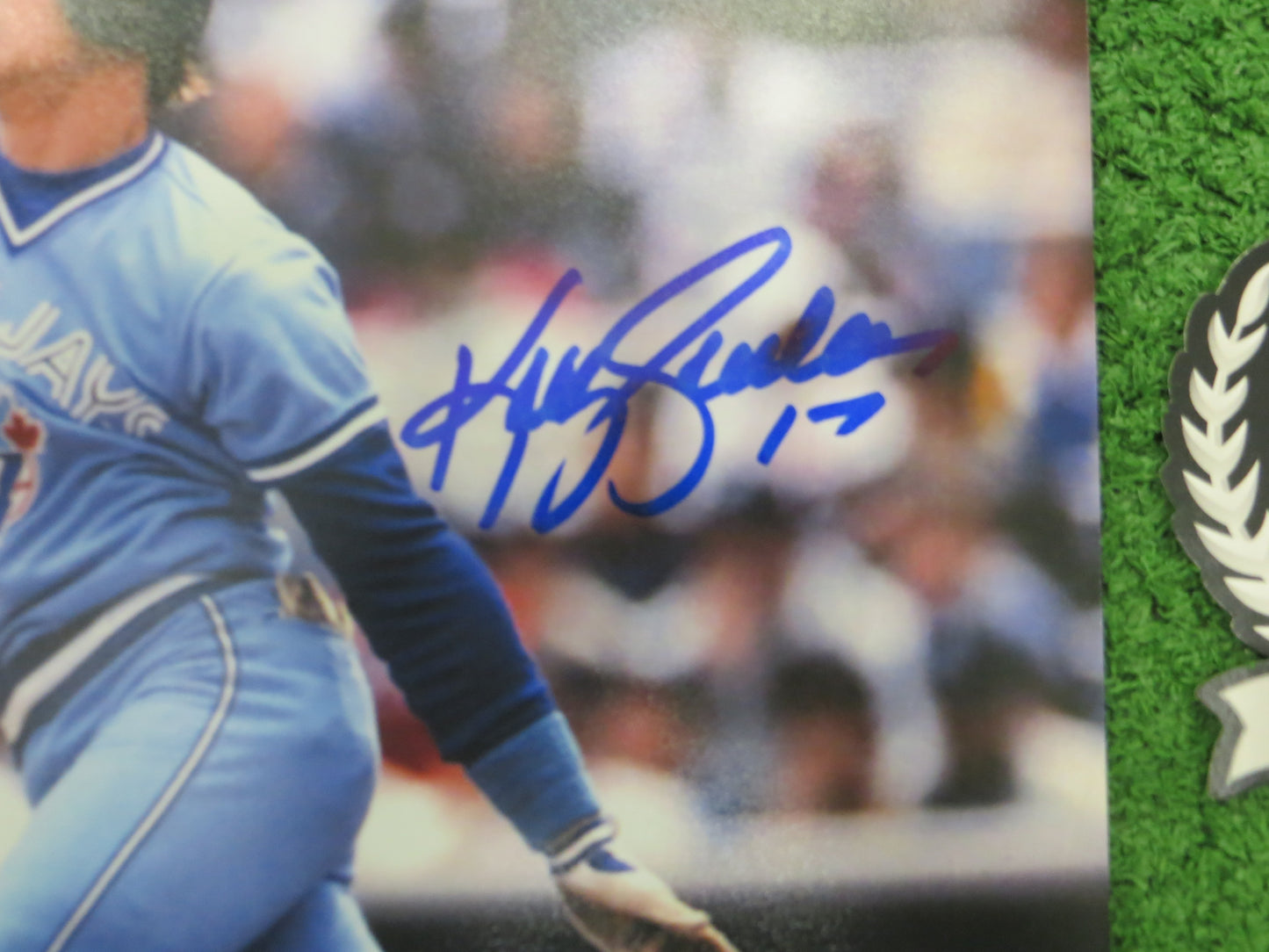 KELLY GRUBER Signed 8x10 Photo TORONTO BLUE JAYS BAS COA