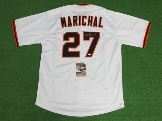 JUAN MARICHAL San Francisco Giants SIGNED JERSEY Dominican Republic JSA COA