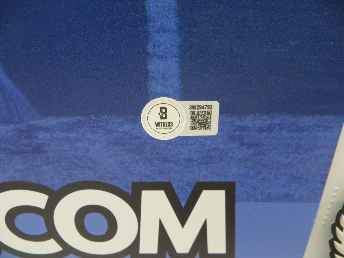 DANNY WHITE DALLAS COWBOYS SIGNED 24x36 Dallas Card Show FOAM BOARD BAS