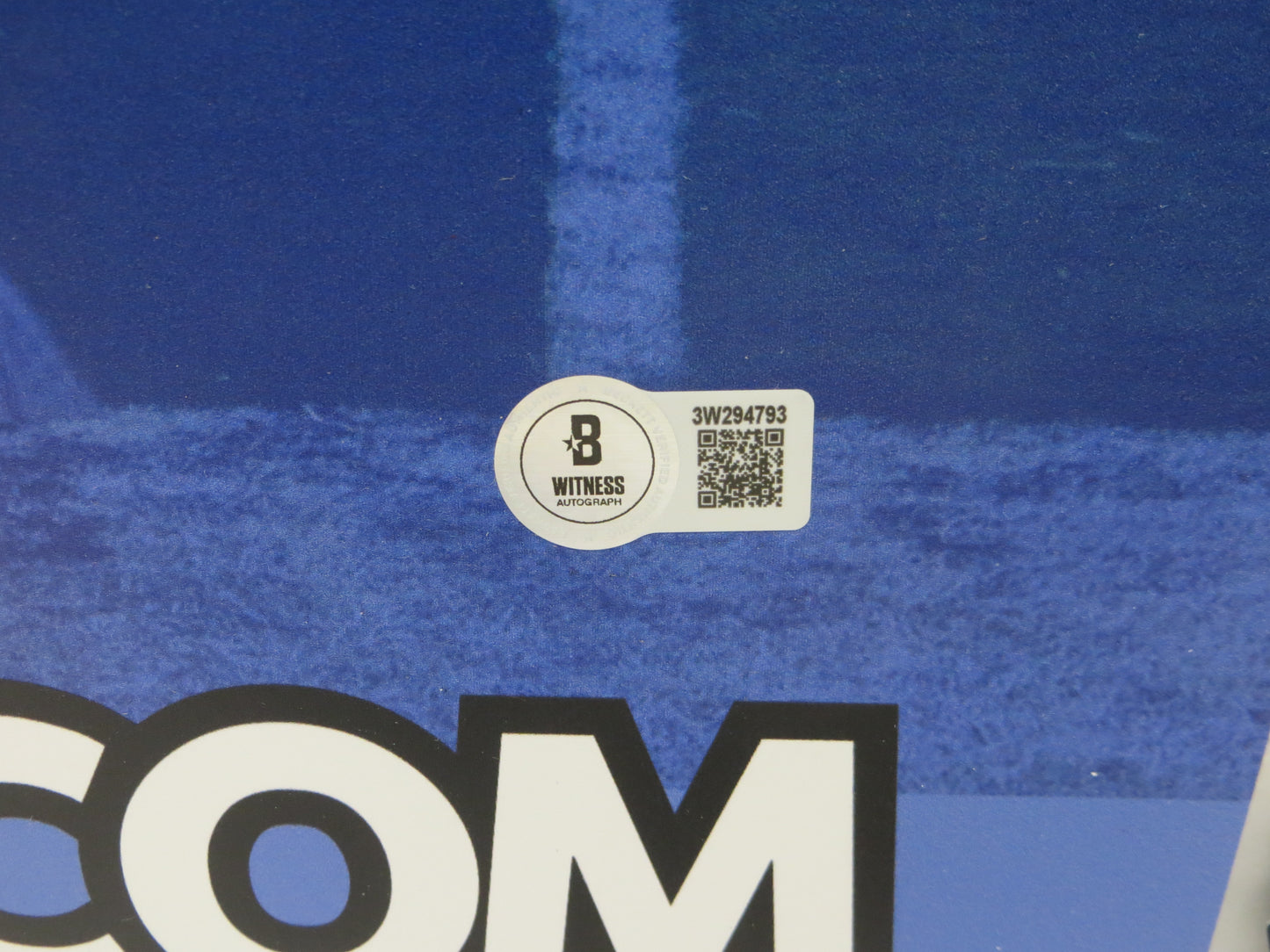 DANNY WHITE DALLAS COWBOYS SIGNED 24x36 Dallas Card Show FOAM BOARD BAS