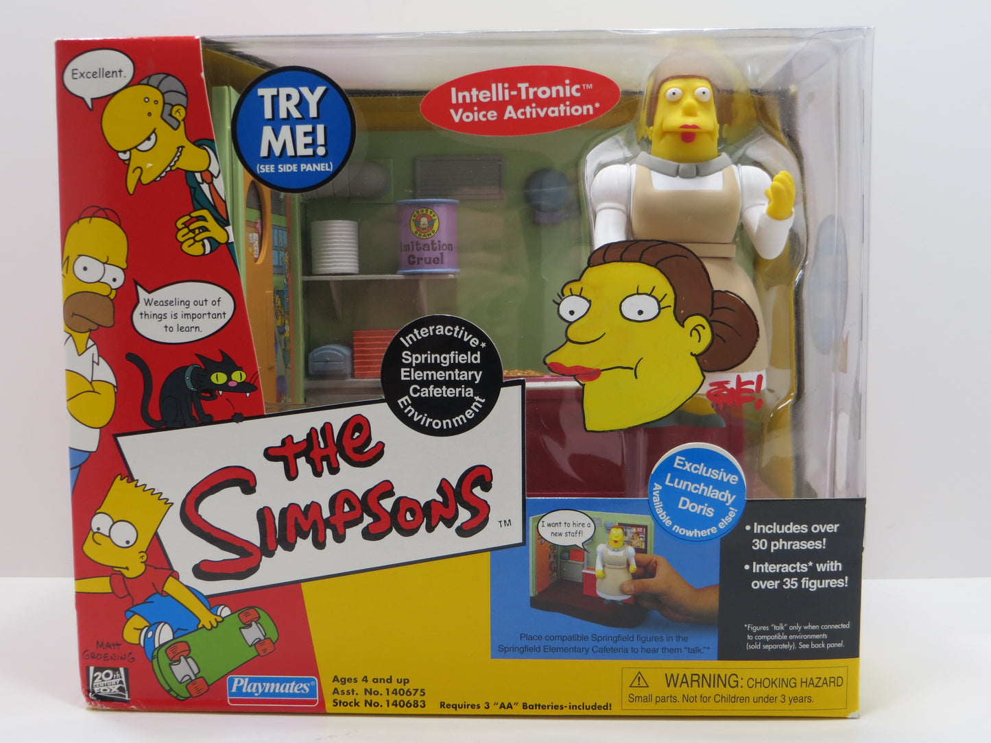 TONE RODRIGUEZ SIGNED SKETCHED Lunchlady Doris Cafeteria SIMPSONS FIGURINE
