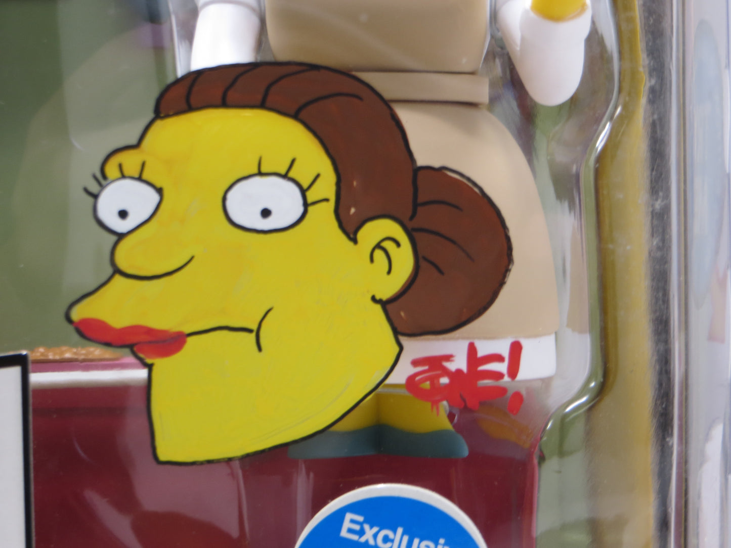 TONE RODRIGUEZ SIGNED SKETCHED Lunchlady Doris Cafeteria SIMPSONS FIGURINE