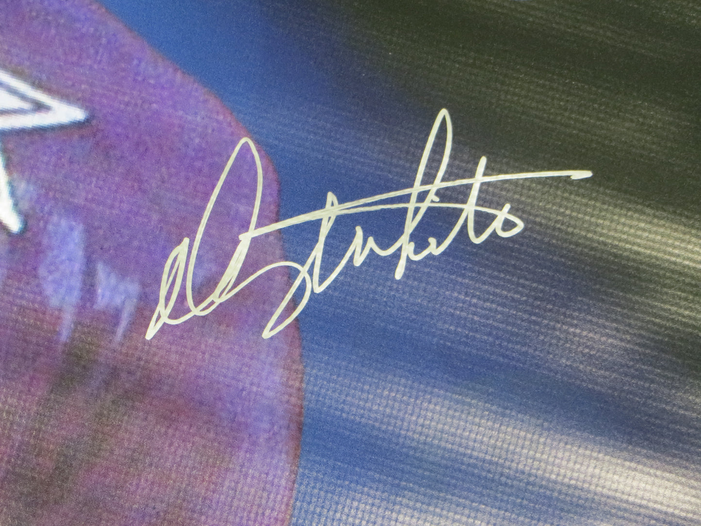 DANNY WHITE SIGNED Dallas Cowboys Dallas Card Show 36x60 VINYL BANNER BAS COA