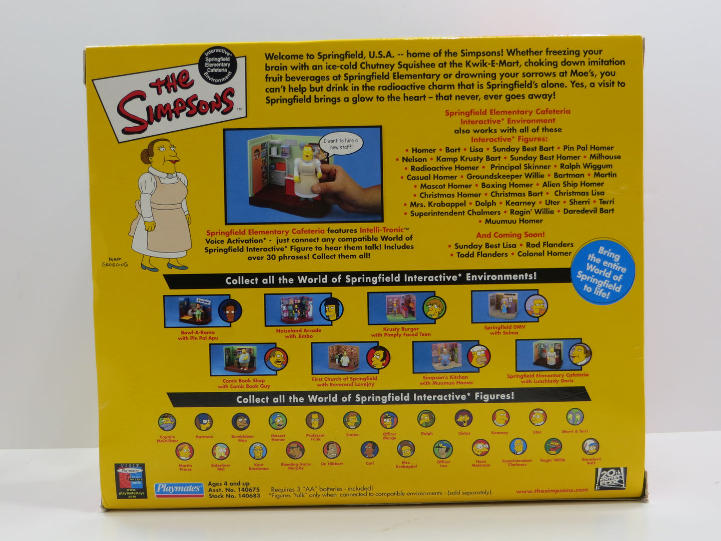 TONE RODRIGUEZ SIGNED SKETCHED Lunchlady Doris Cafeteria SIMPSONS FIGURINE