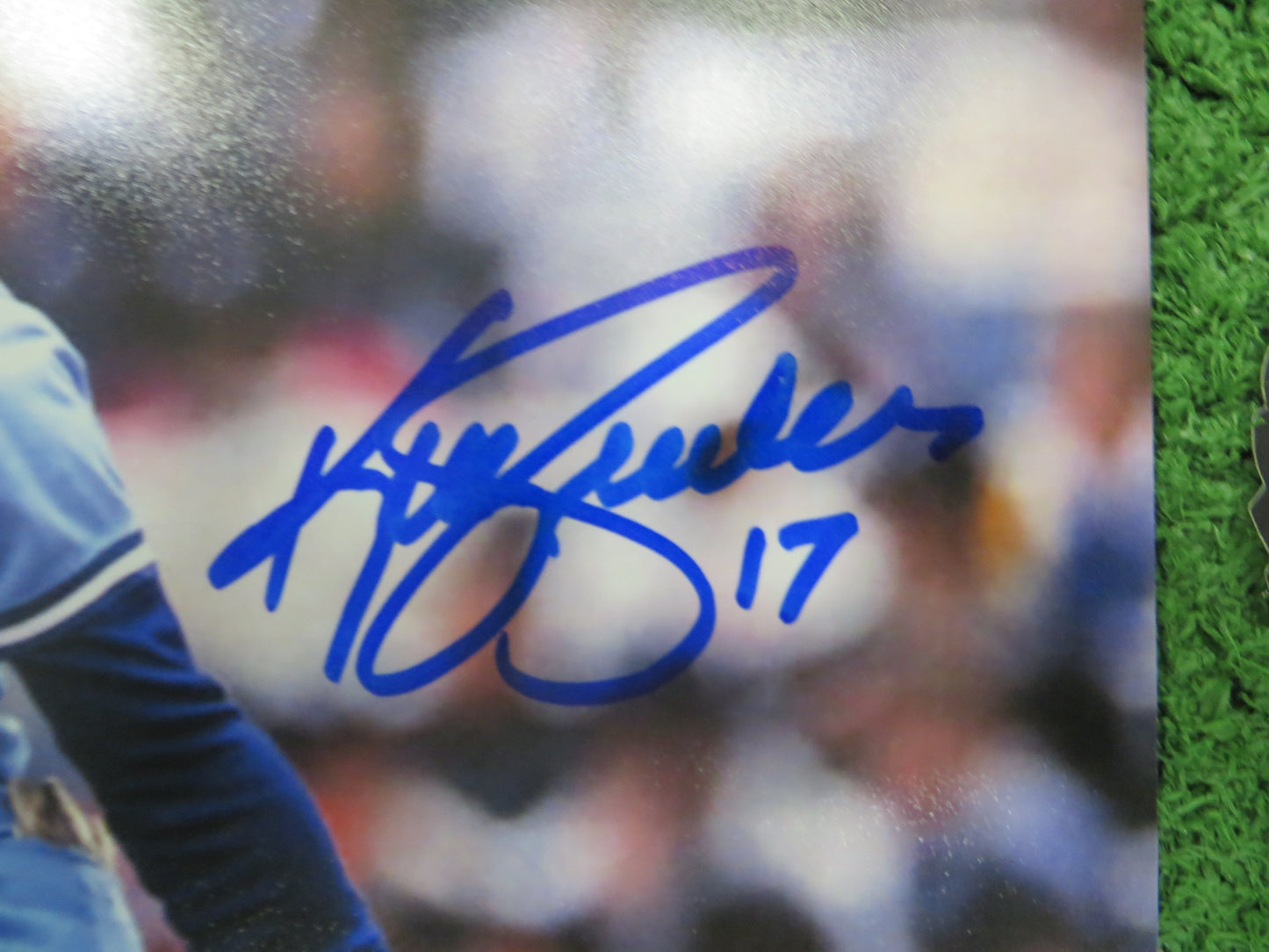 KELLY GRUBER Signed 8x10 Photo TORONTO BLUE JAYS BAS COA