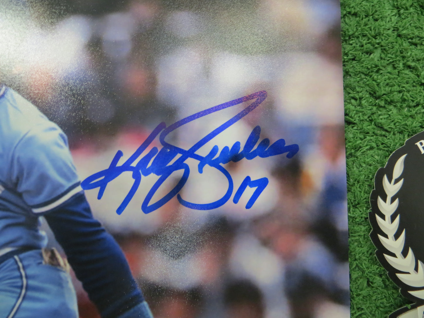 KELLY GRUBER Signed 8x10 Photo TORONTO BLUE JAYS BAS COA