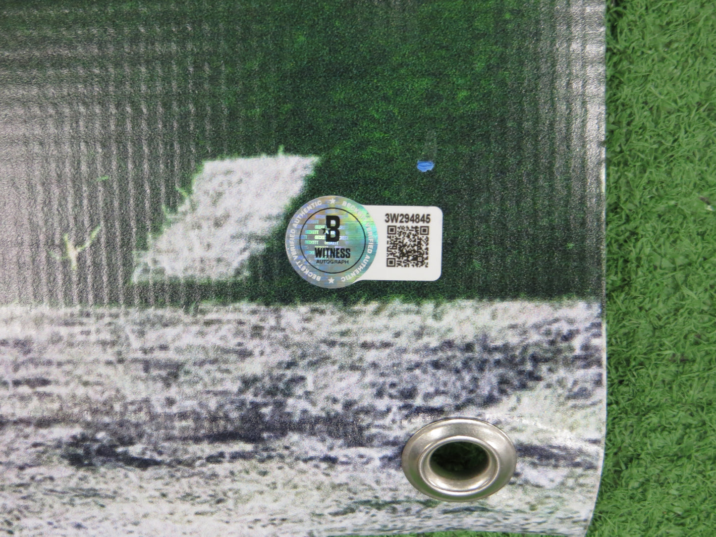 BRANDON AUBREY SIGNED Dallas Cowboys Dallas Card Show 36x60 VINYL BANNER BAS COA