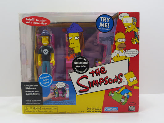 TONE RODRIGUEZ SIGNED SKETCHED Jimbo Jones Noiseland Arcade SIMPSONS FIGURINE