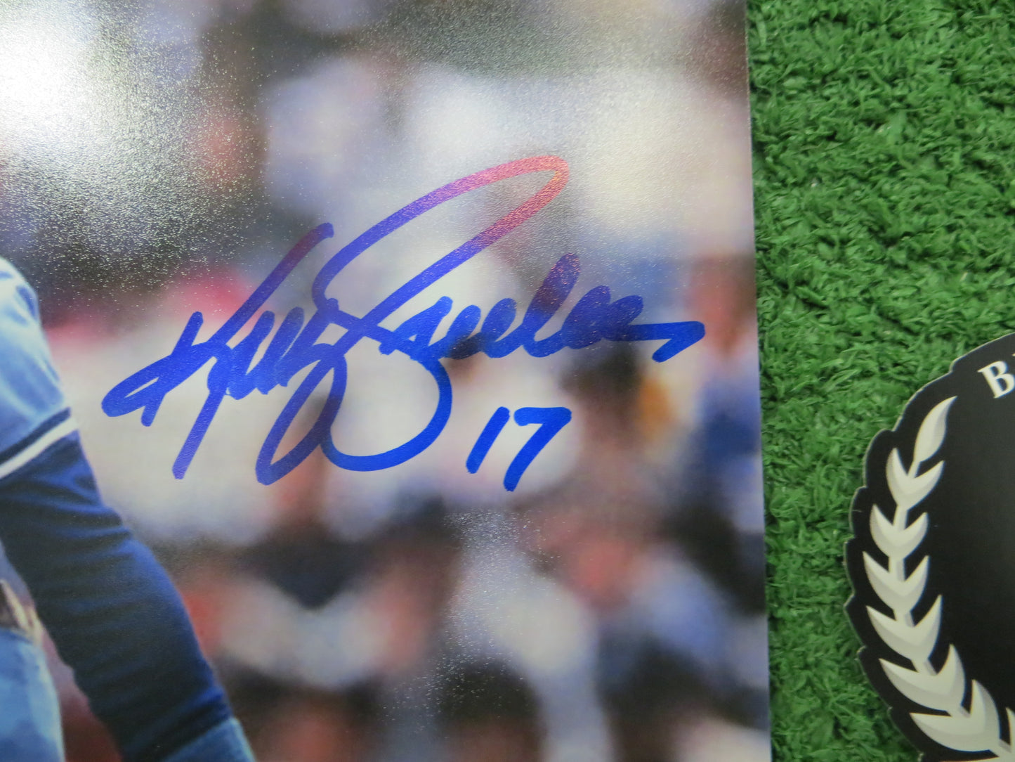 KELLY GRUBER Signed 8x10 Photo TORONTO BLUE JAYS BAS COA