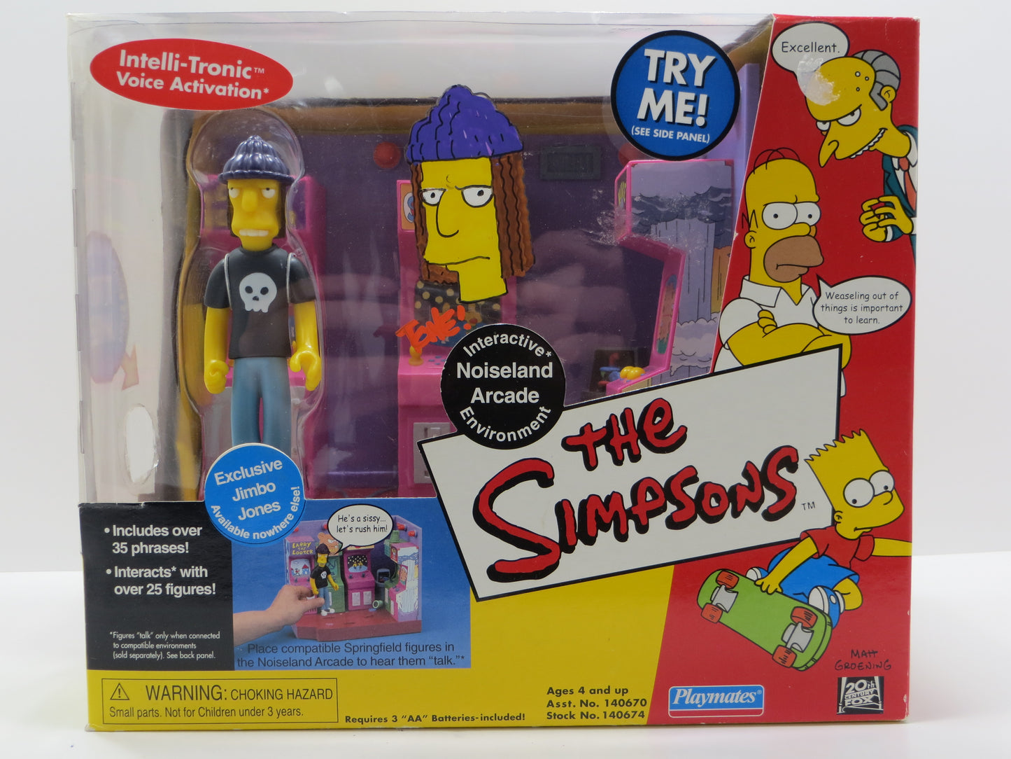 TONE RODRIGUEZ SIGNED SKETCHED Jimbo Jones Noiseland Arcade SIMPSONS FIGURINE