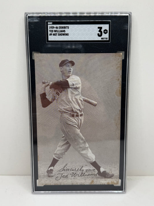 1936-43 Exhibits #9 Ted Williams Not Showing SGC 3