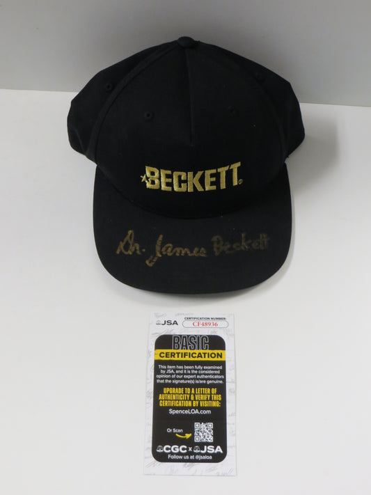 DR. JAMES BECKETT SIGNED Beckett Card Price Guide BGS BAS BVG Black HAT JSA COA