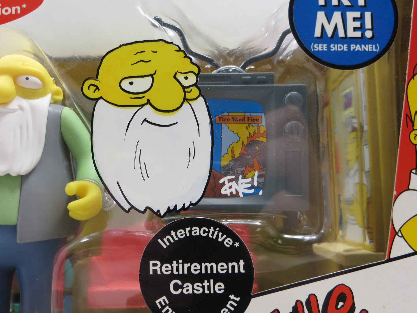 TONE RODRIGUEZ SIGNED SKETCHED Jasper - Retirement Castle SIMPSONS FIGURINE