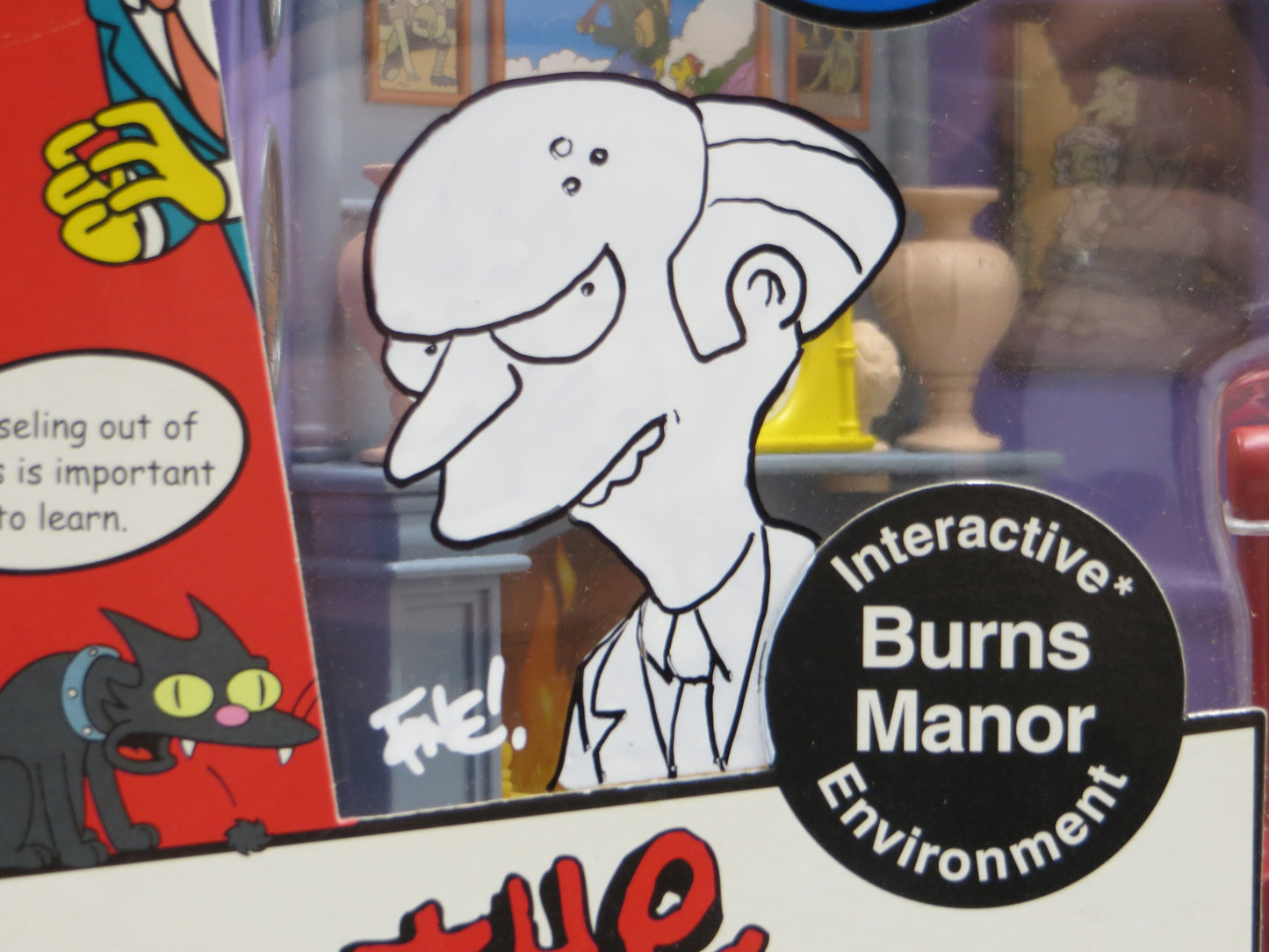 TONE RODRIGUEZ SIGNED SKETCHED Burns Manor SIMPSONS FIGURINE