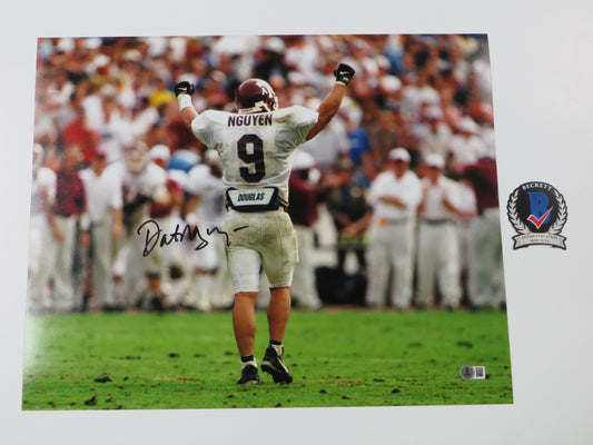 DAT NGUYEN TEXAS A&M AGGIES SIGNED 16x20 PHOTO Dallas Cowboys BAS COA