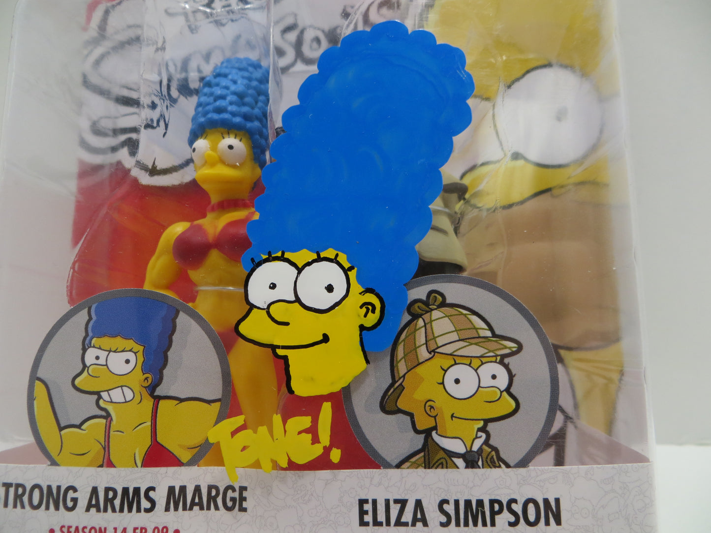 TONE RODRIGUEZ SIGNED SKETCHED Strong Arm Marge SIMPSONS FIGURINE
