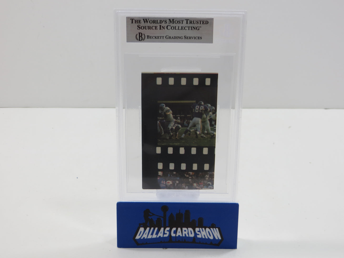 BOB LILLY SIGNED 1971-72 DELL PHOTOS #30 DALLAS COWBOYS BGS BAS SLAB