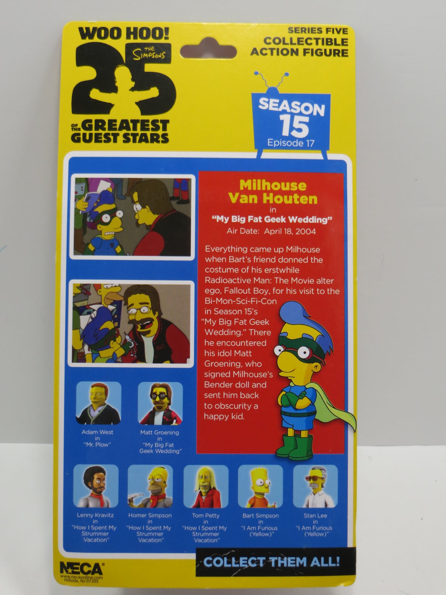 TONE RODRIGUEZ SIGNED SKETCHED Milhouse Van Houten SIMPSONS FIGURINE