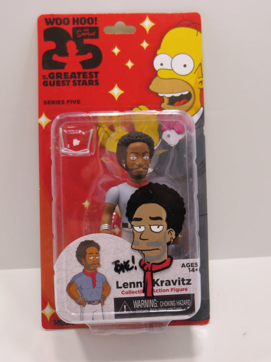 TONE RODRIGUEZ SIGNED SKETCHED Lenny Kravitz SIMPSONS FIGURINE