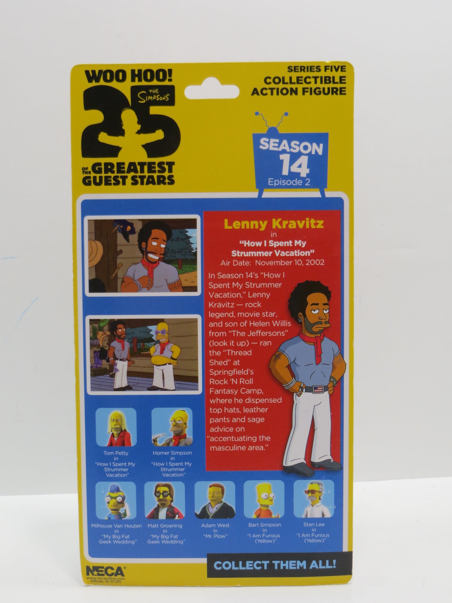 TONE RODRIGUEZ SIGNED SKETCHED Lenny Kravitz SIMPSONS FIGURINE