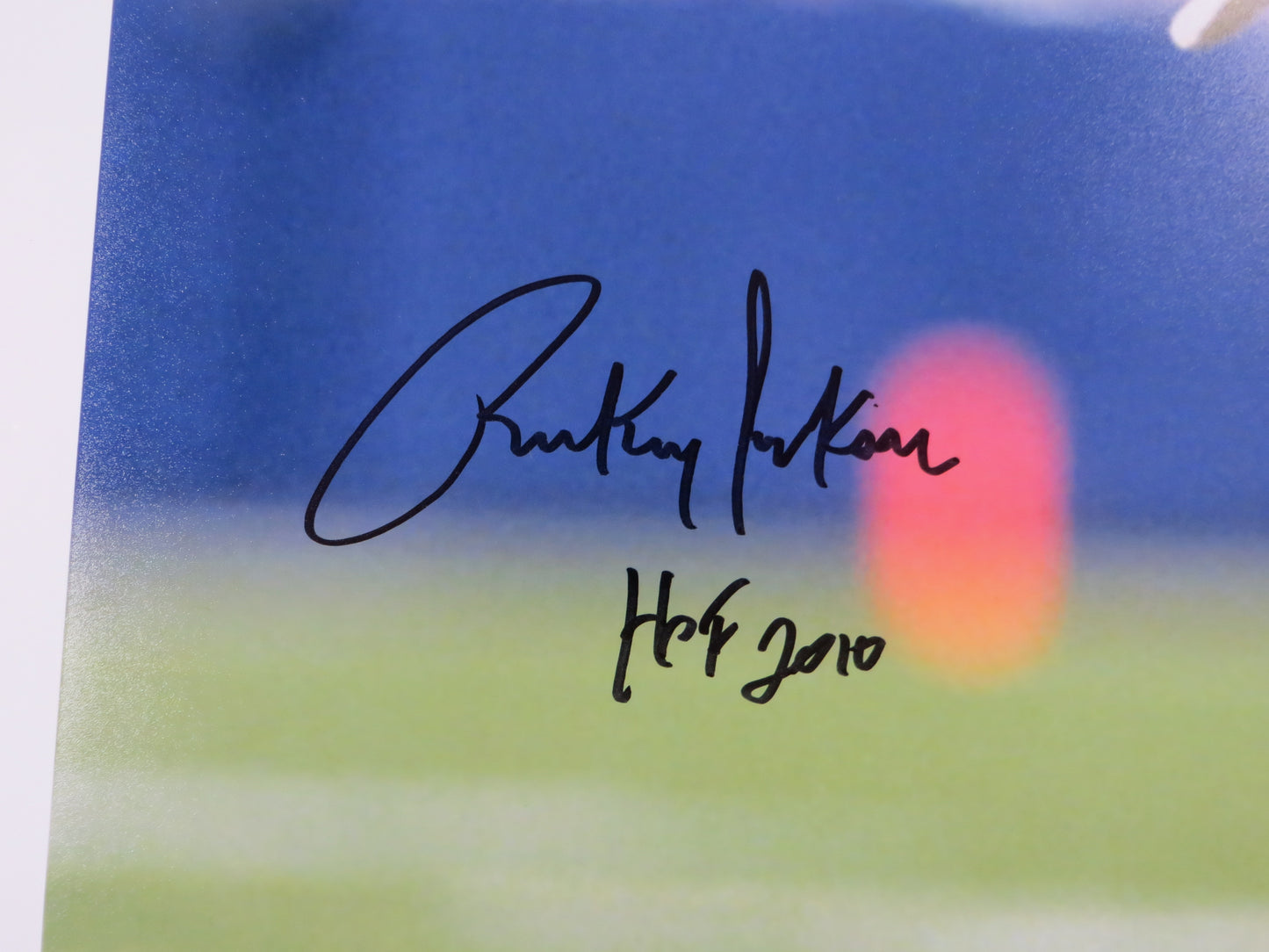 RICKEY JACKSON NEW ORLEANS SAINTS SIGNED 16x20 PHOTO w/HOF 2010 BAS COA