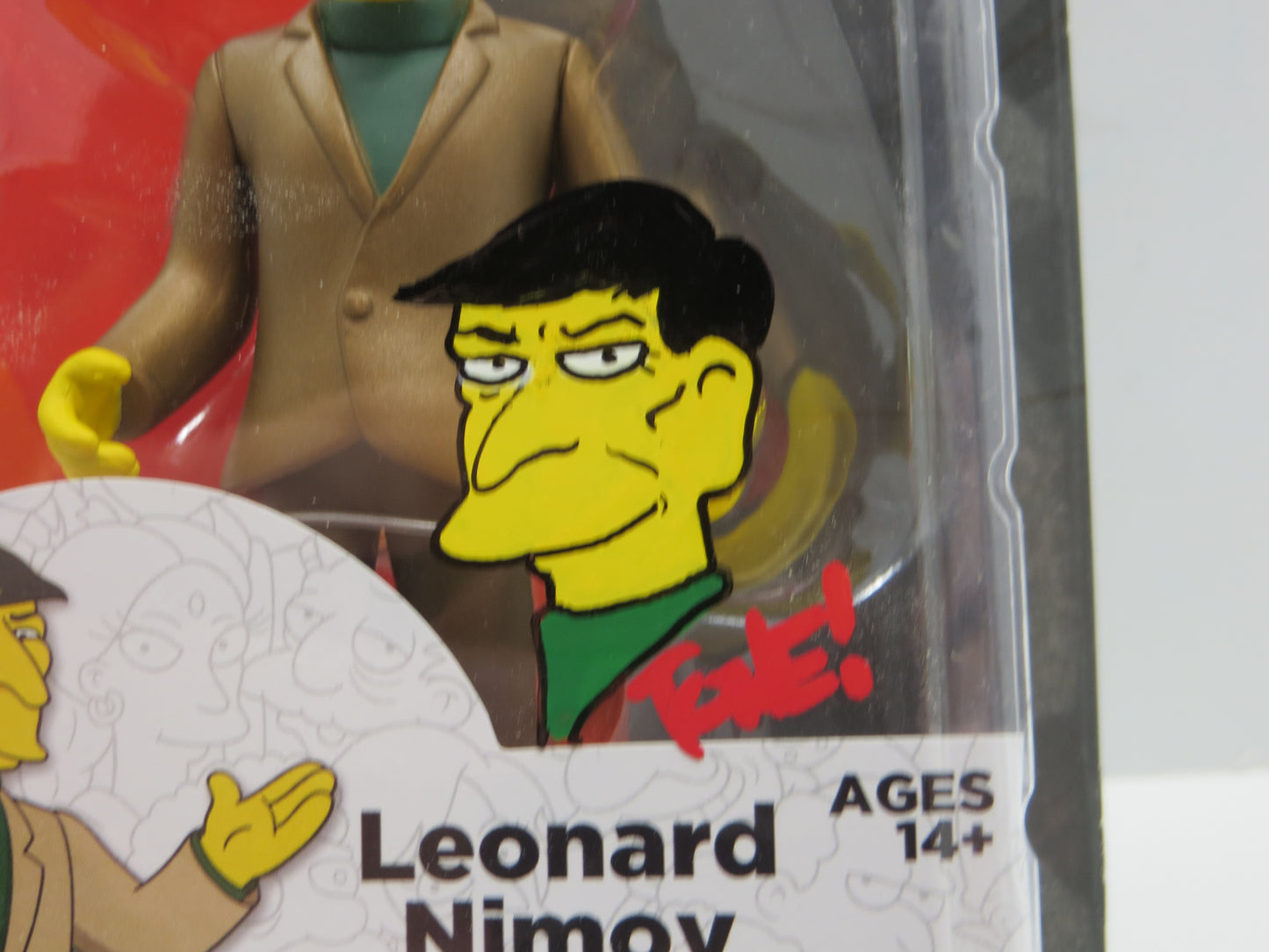 TONE RODRIGUEZ SIGNED SKETCHED Leonard Nimoy SIMPSONS FIGURINE