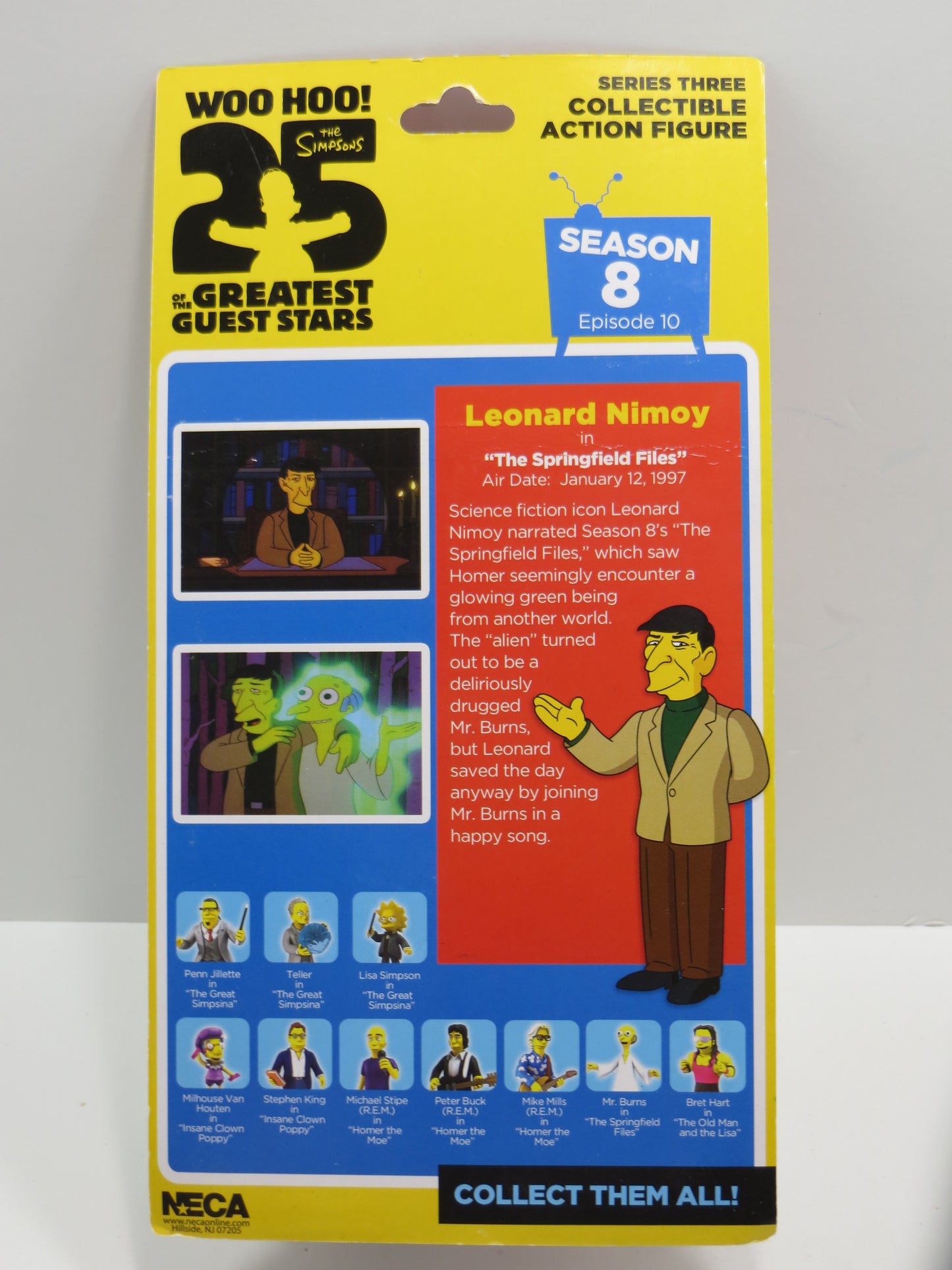 TONE RODRIGUEZ SIGNED SKETCHED Leonard Nimoy SIMPSONS FIGURINE