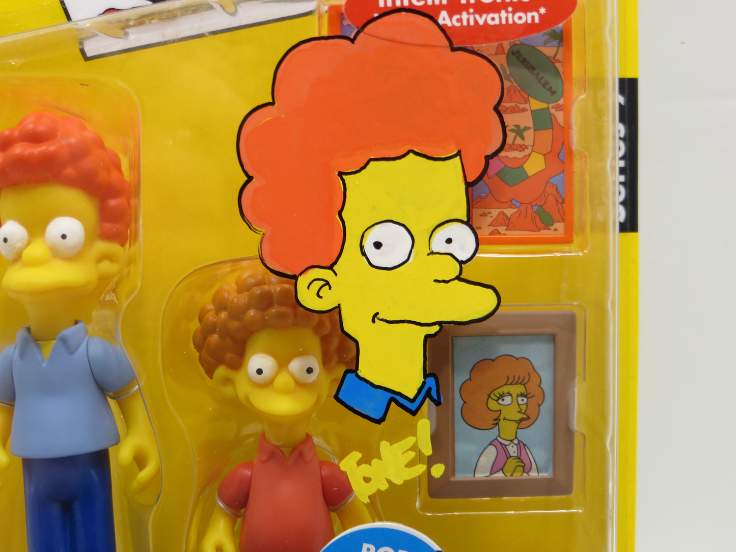 TONE RODRIGUEZ SIGNED SKETCHED Rod and Todd Flanders SIMPSONS FIGURINE