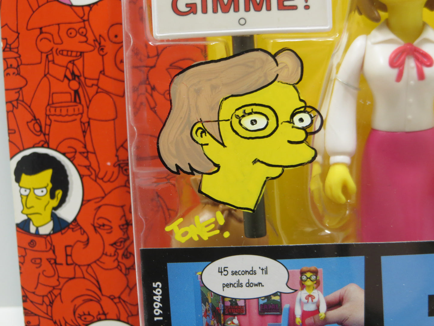 TONE RODRIGUEZ SIGNED SKETCHED Miss Hover SIMPSONS FIGURINE