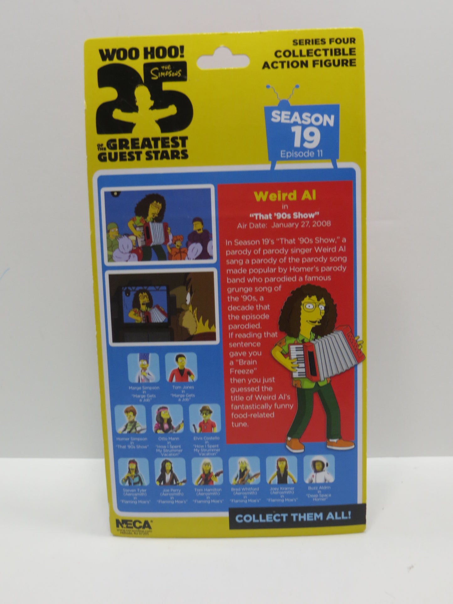 TONE RODRIGUEZ SIGNED SKETCHED Weird Al SIMPSONS FIGURINE