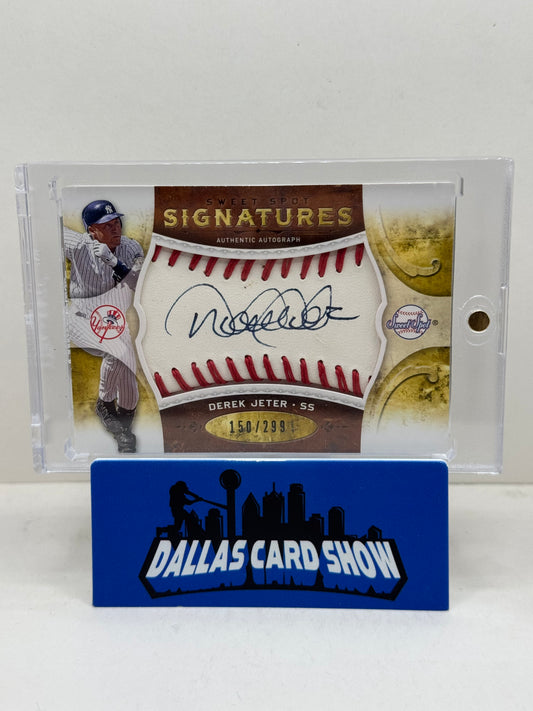 2009 Upper Deck Sweet Spot Signatures #KA4XB Derek Jeter Autograph /299 Yankees