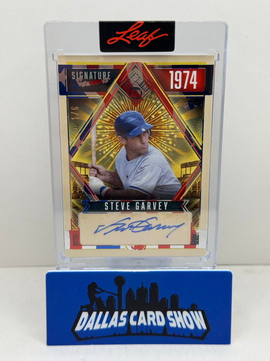 2025 Leaf Seasons In the Sun #SSE-SG1 Steve Garvey Signature Seasons 1974 Autograph /6